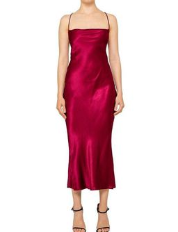 Bec & Bridge Kaia Cowl Midi Dress Plum Size 10 for rent on The Volte - image 3