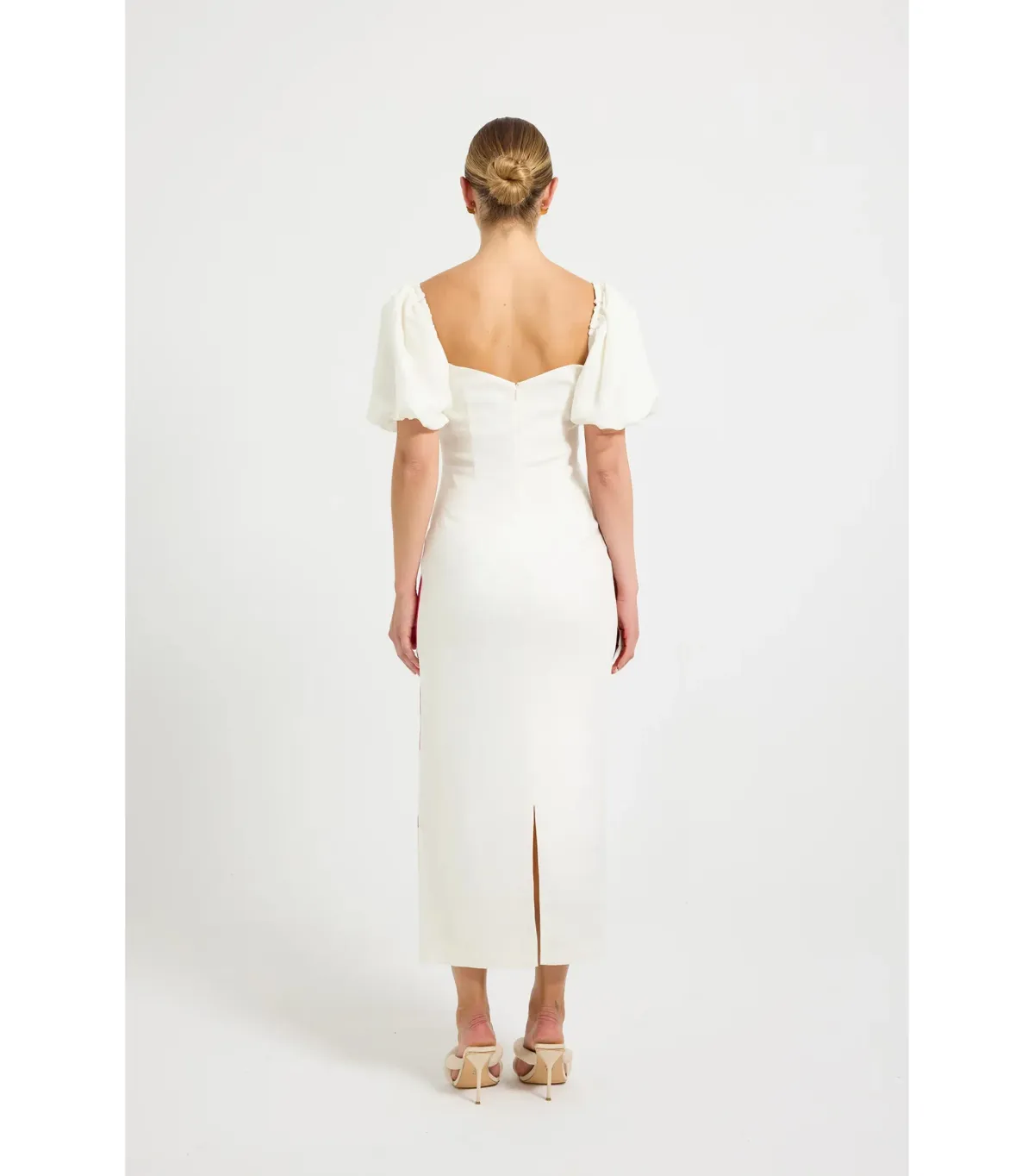 Pasduchas Aurelia Sleeve Midi Dress Floral Size AU 12  - Image 4