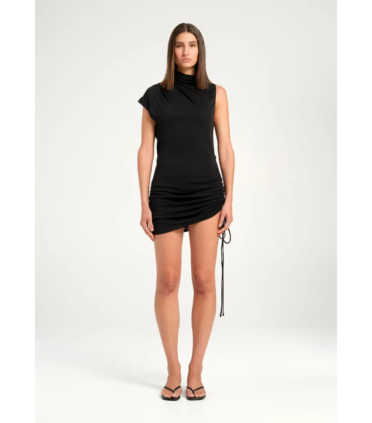 Benni Seb Mini Dress Black Size AU 6 - Image 1