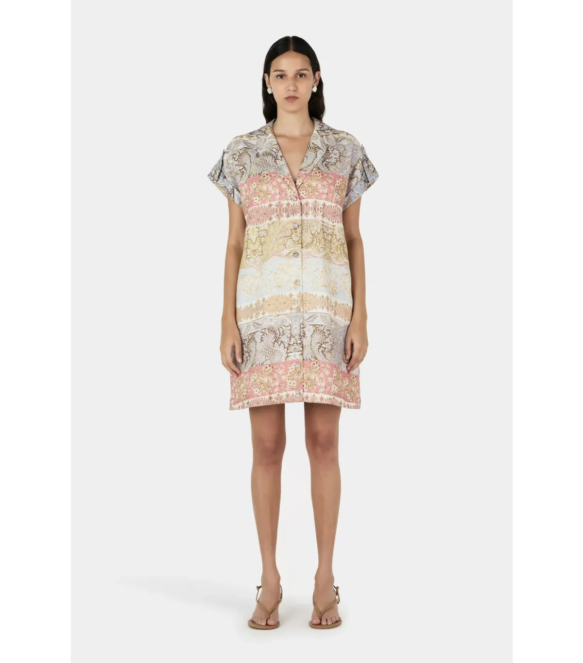 Hansen And Gretel Kathryn Dress Paisley Lane Print Size AU 8 - Image 5