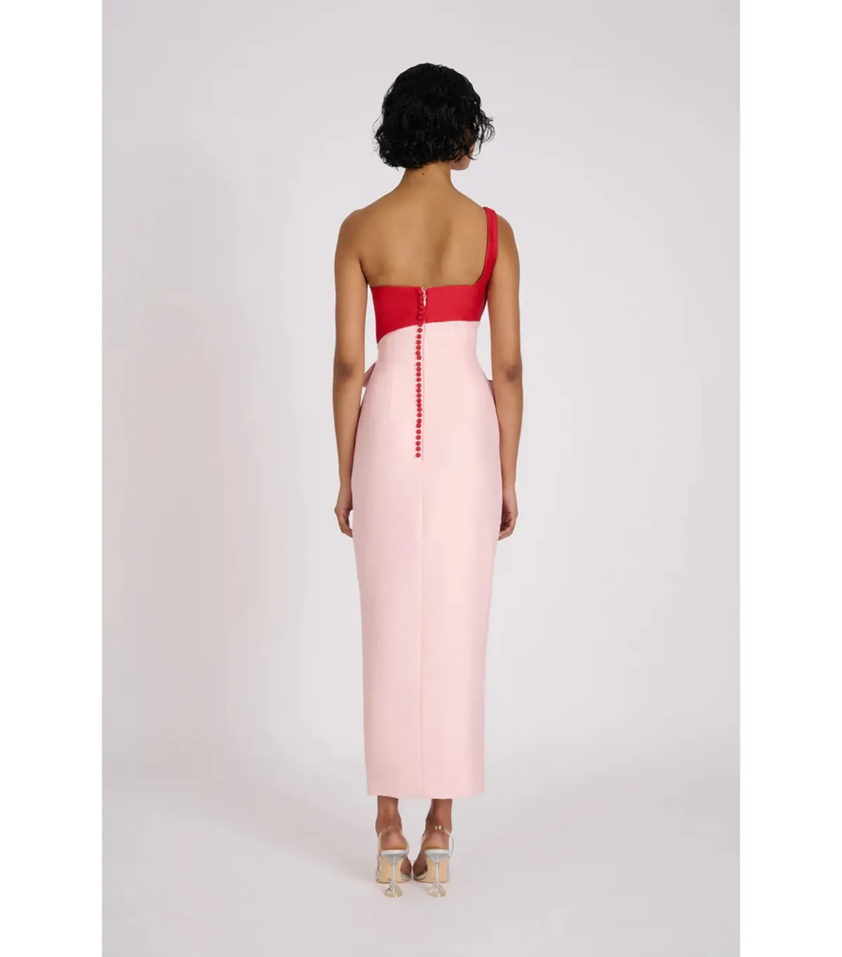 Eliya The Label Cartia Midi Dress Pink Size AU 10 - Image 3
