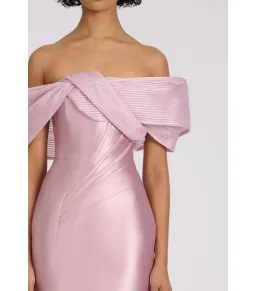 Eliya The Label Annika Midi Dress Mauve Size AU 8 for rent on The Volte - image 3