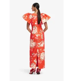 Leo Lin Lucinda Maxi Dress Saffron Peony Print Size 12 for rent on The Volte - image 4