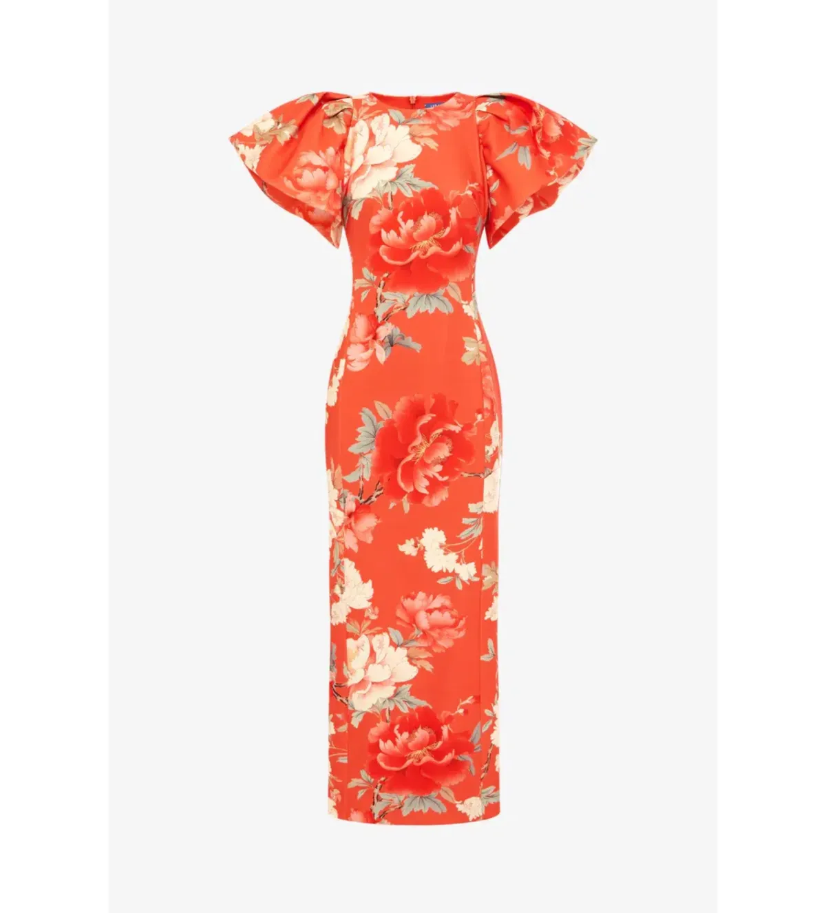 Leo Lin Lucinda Maxi Dress Saffron Peony Print Size 12 - Image 5