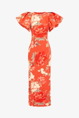 Lucinda saffron maxi dress size 14 for rent on The Volte - image 4