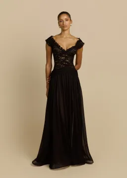 Arcina Ori ARABELLA DRESS BLACK Size M for rent on The Volte - image 2