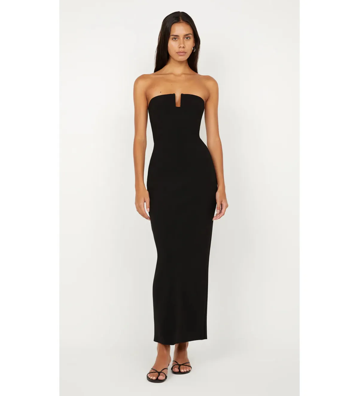 Bec & Bridge Rafi Strapless Maxi Dress Black Size 10 - Image 2