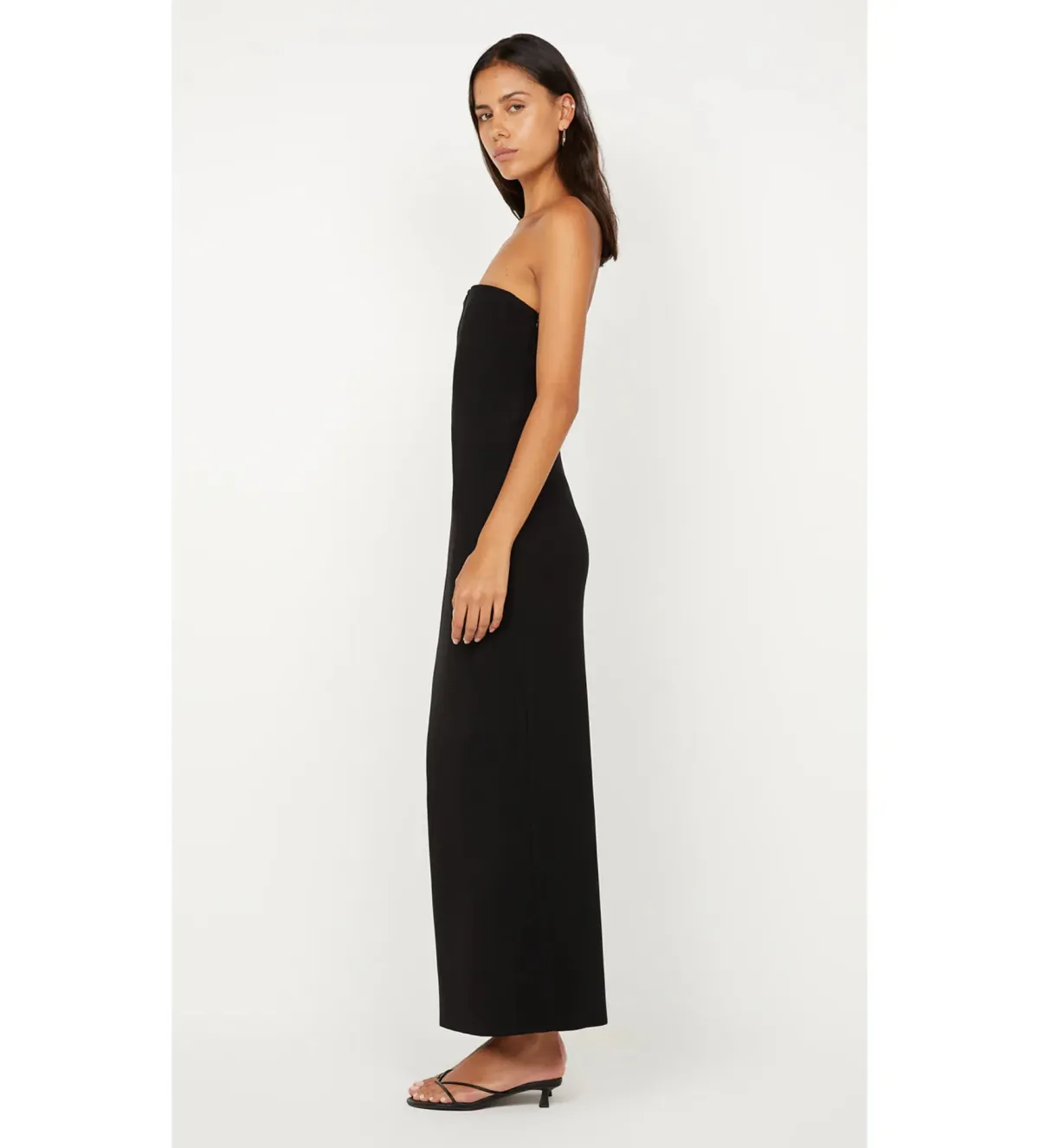 Bec & Bridge Rafi Strapless Maxi Dress Black Size 10 - Image 3