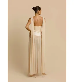 Arcina Ori Ramona Maxi Dress Champagne Size S/AU 8 for rent on The Volte - image 4