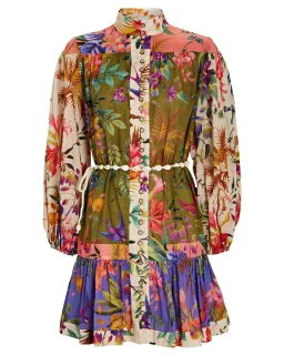 Zimmermann Tropicana Spliced Mini Dress for rent on The Volte - image 1