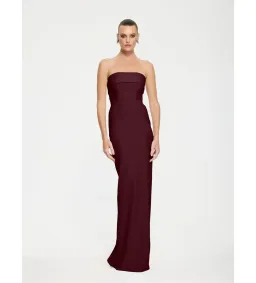 Effie Kats Monroe Gown in Wine Size M/AU10 for rent on The Volte - image 1