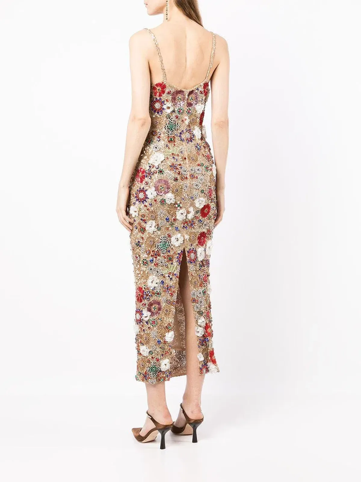 Rachel Gilbert Francesca Gown Dress Gold Size 1 / AU 8 - Image 2