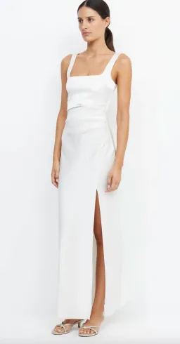 Bec & Bridge The Dreamer Square Neck Dress Ivory Size 10 for rent on The Volte - image 3