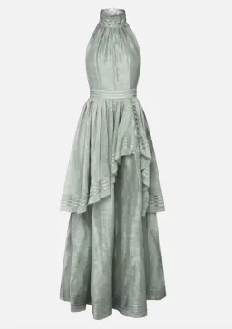 Aje Bungalow Sienna dress in silver/grey size 6 for rent on The Volte - image 1