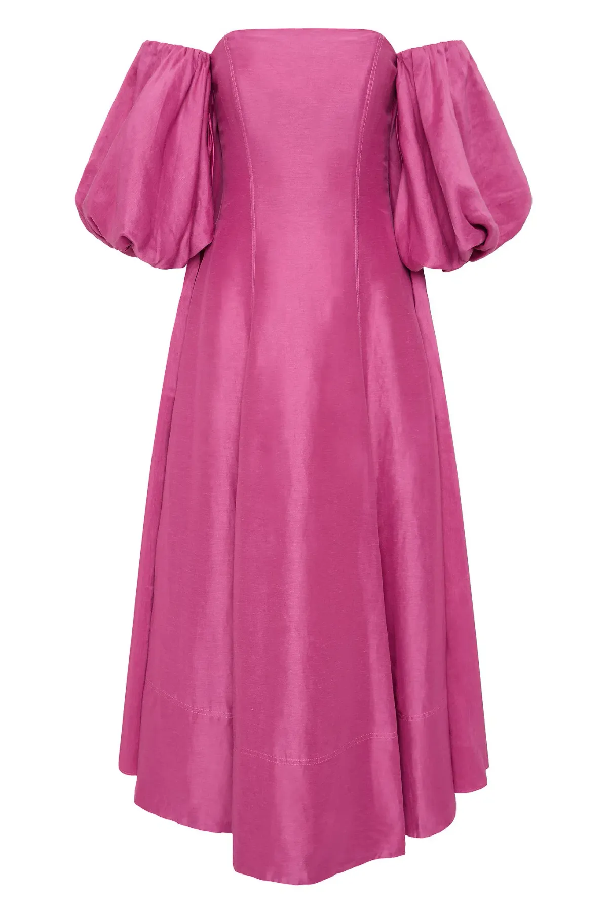 AJE INCARNATION MIDI DRESS MAGENTA SIZE 14 - Image 9
