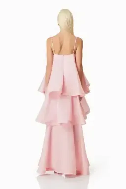 OMR x ELLIATT: Swallowtail Day To Night Maxi Dress In Pink Size XL for rent on The Volte - image 4