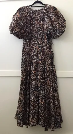 Acler Warner Wild Spot Print Maxi Dress for rent on The Volte - image 5