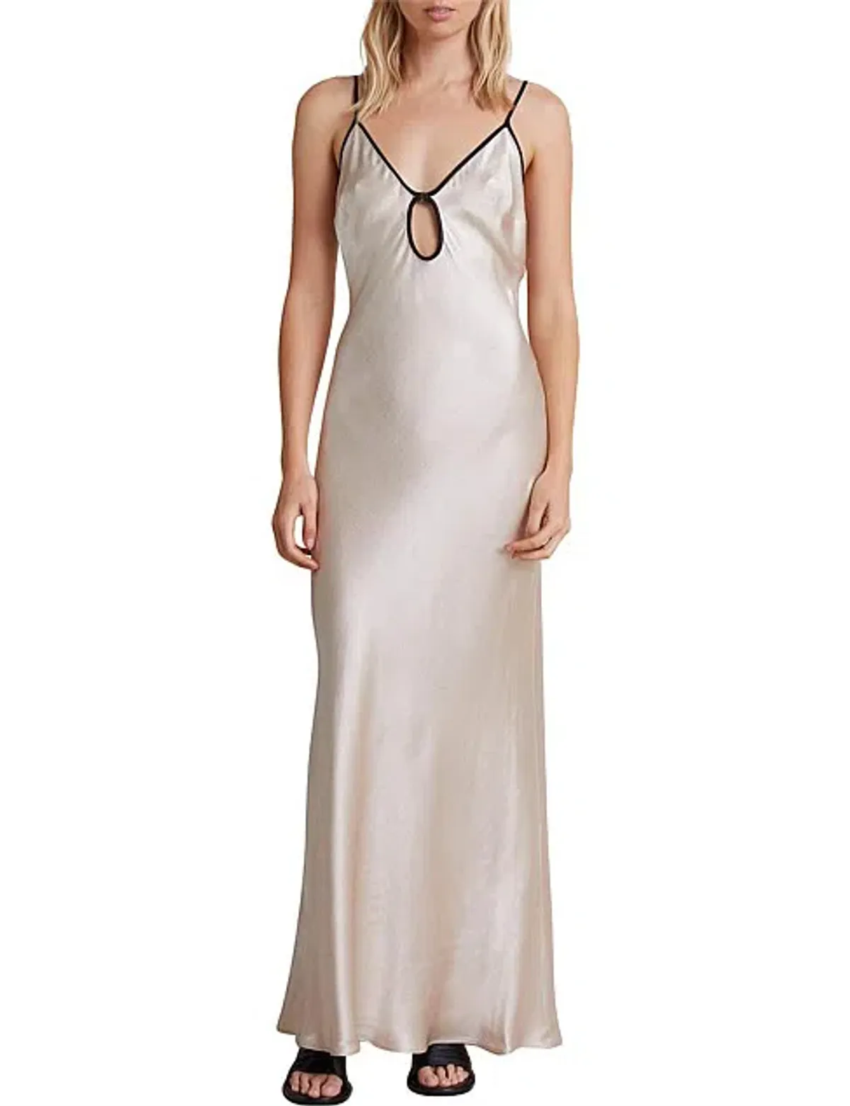 Bec & Bridge Kara Keyhole Dress Sand Size 10 - Image 3