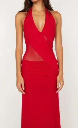 BEC AND BRIDGE DEIJA HALTER MAXI DRESS SIZE 12 for rent on The Volte - image 4