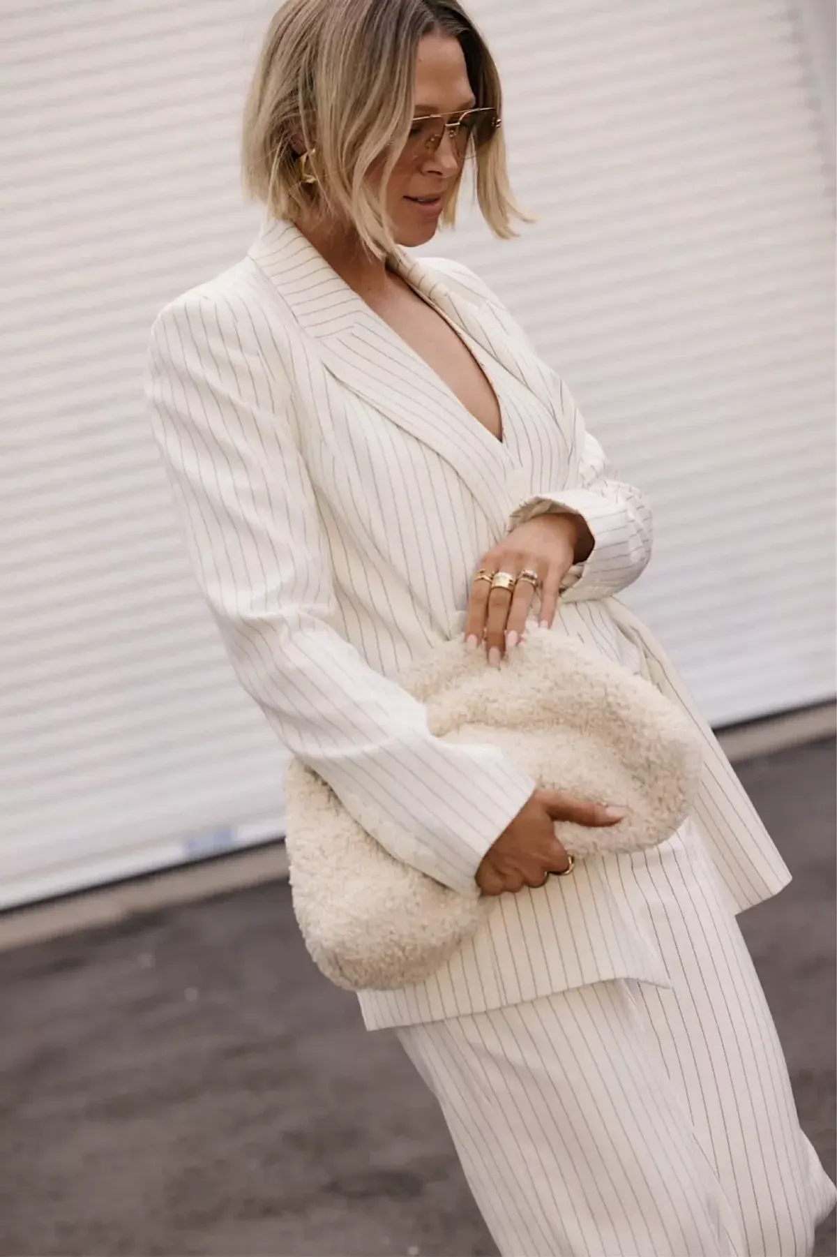 Rebecca Vallance Cedric Pinstriped Suit and Waistcoat - Image 1