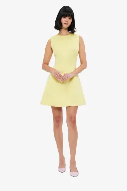 Leo Lin Chloe Sleeveless Dress in Yellow Sorbet for rent on The Volte - image 2
