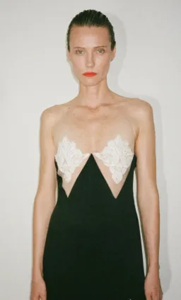 Nue studio Perla dress black and white size 6 (would also fit size 8) for rent on The Volte - image 2