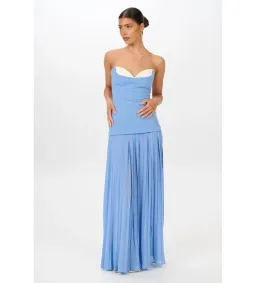She is Olla Nicolette Dress in Cornflower Blue Size XS/6 for rent on The Volte - image 1