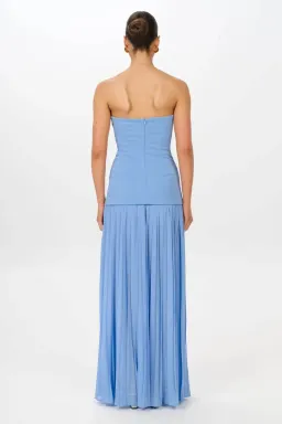 She is OLLÁ Nicolette Maxi Dress in Cornflower Blue Size M / AU 10 for rent on The Volte - image 3