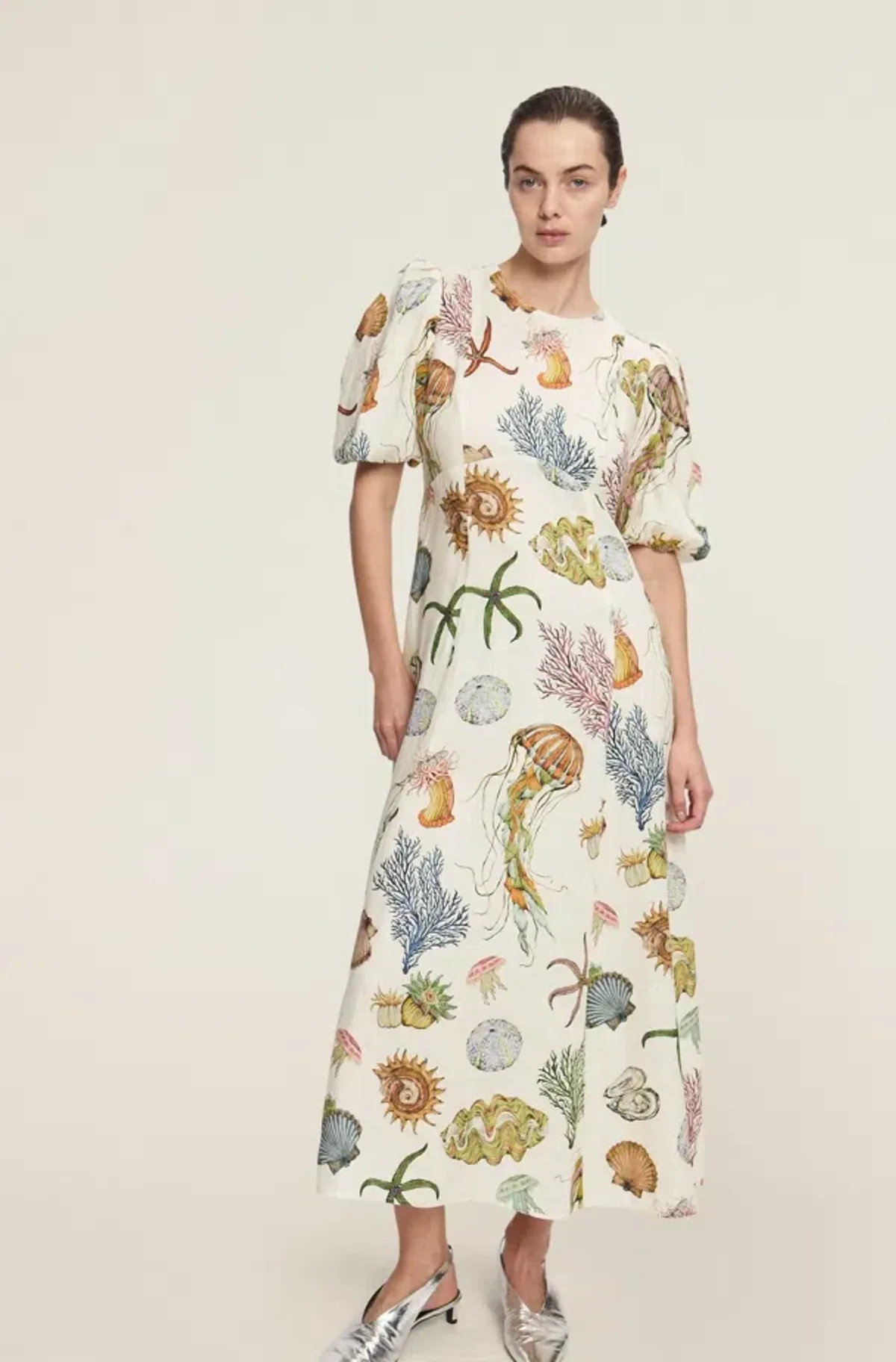 Alemais Sea Midi Dress Size 8 - Image 2