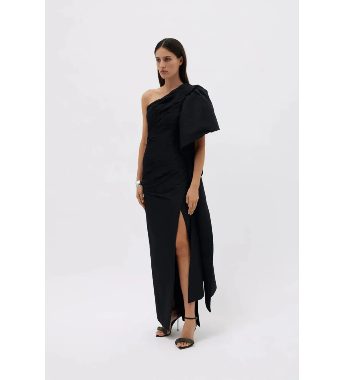 Rachel Gilbert Marji Gown in Black Size AU10 - Image 1