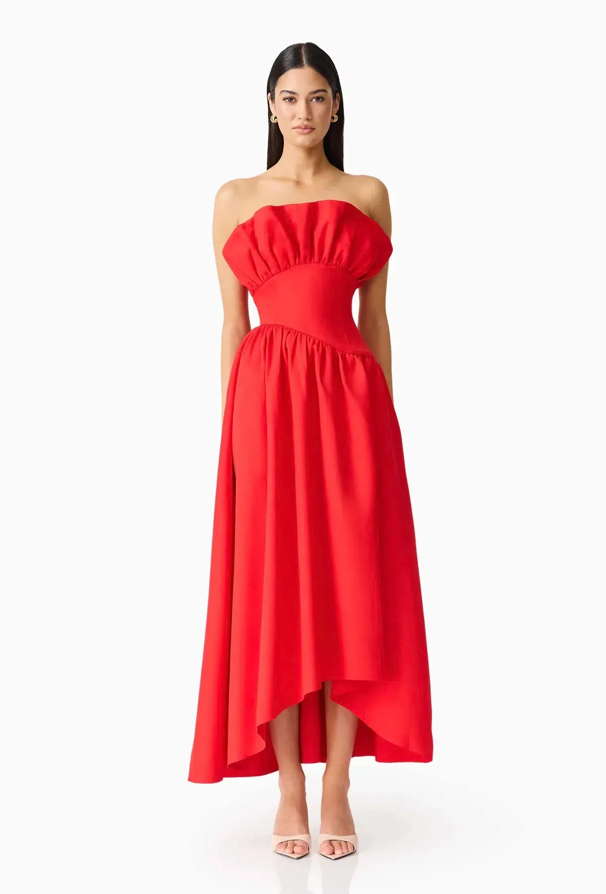 Elliatt Laurel Sleeveless Maxi Dress In Red Size Small - Image 4