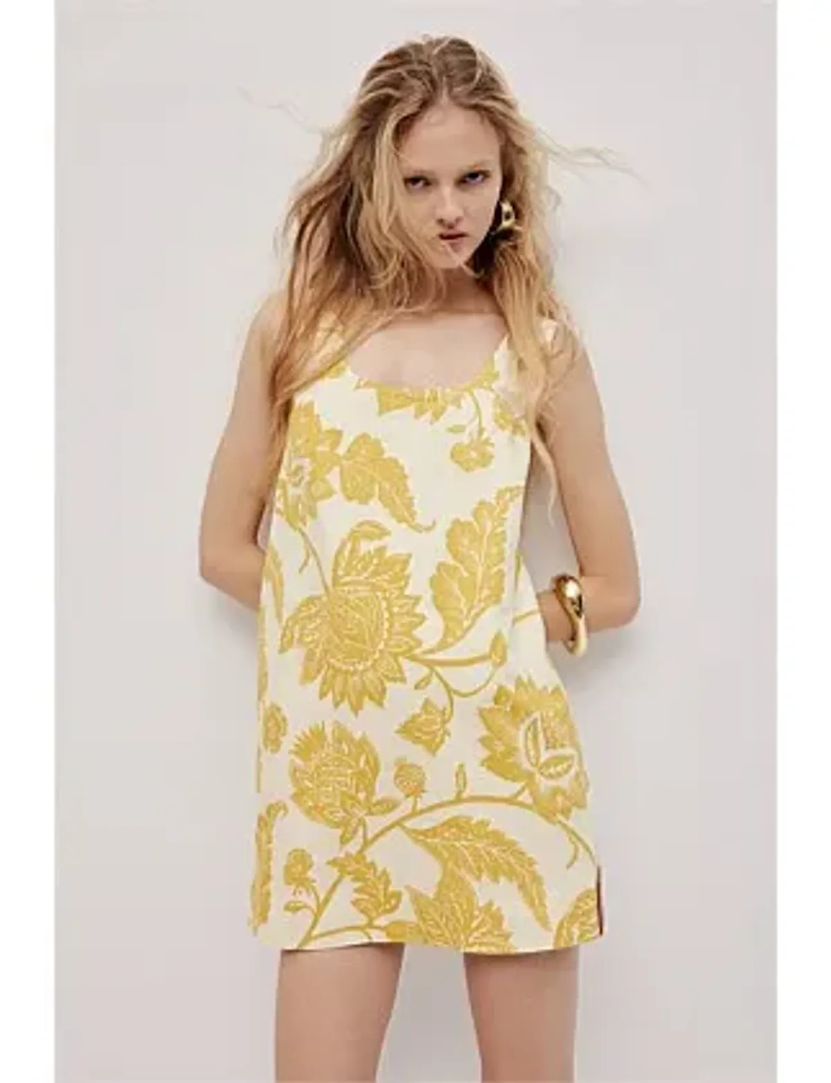 Aje Studio ELARA MINI DRESS Yellow Size 8 - Image 2