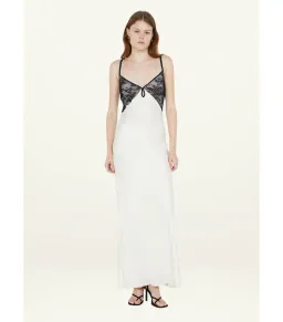 Bec & Bridge Tereza Keyhole Maxi Dress Ivory/Black Size AU 8 for rent on The Volte - image 1