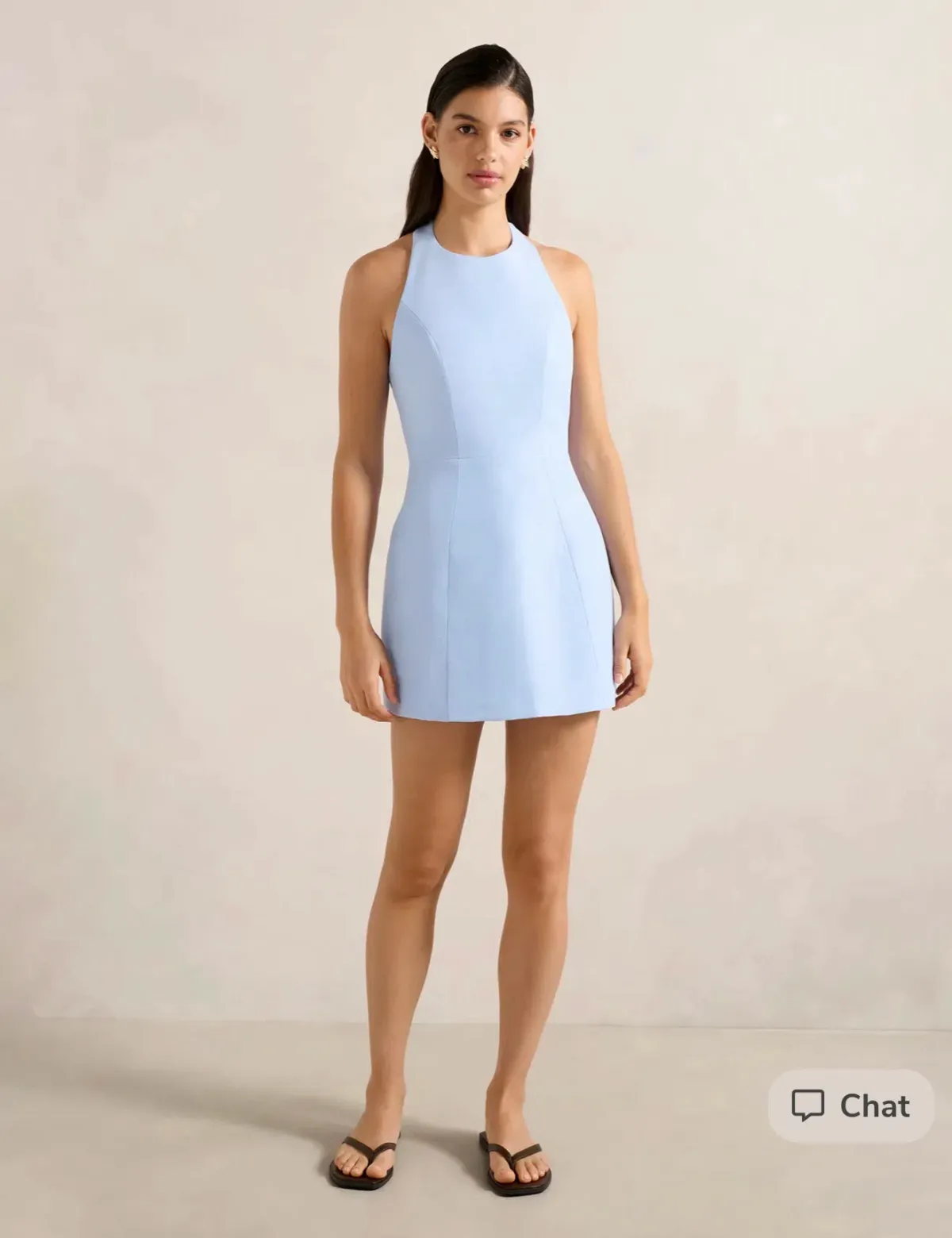 Corinna Halter Mini Dress - Image 2