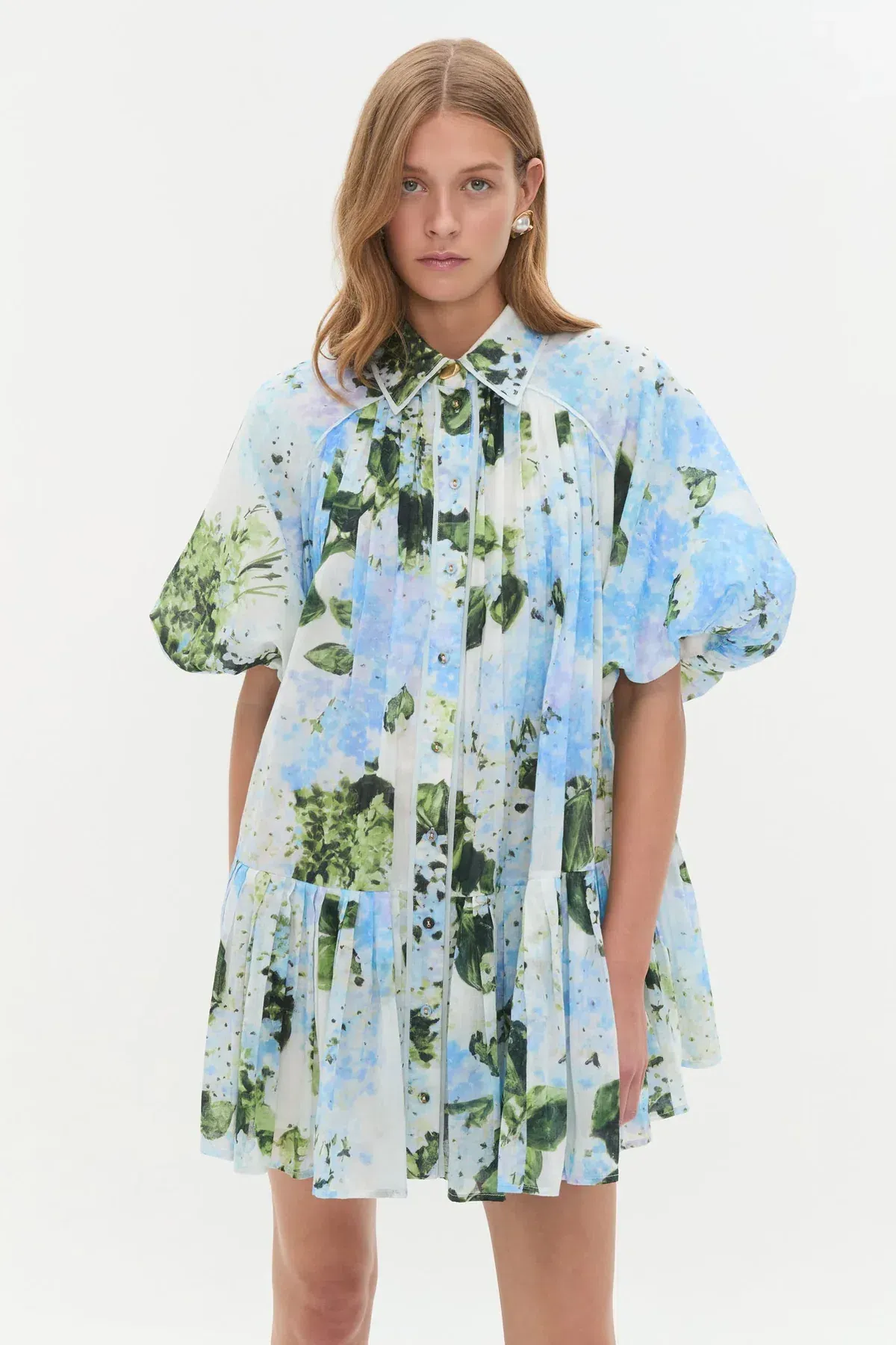 ANTHEA MINI SMOCK DRESS - Image 1
