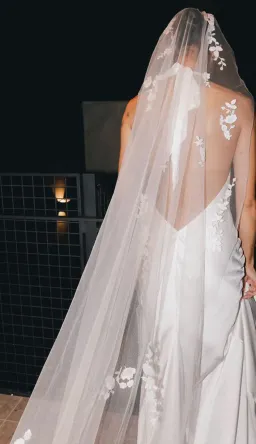 GRACE LOVES LACE Goldie Halter-neck Wedding Dress / Bridal Gown Size M for rent on The Volte - image 7