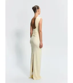 Effie Kats Greer Gown in Lemon Size 6 for rent on The Volte - image 4