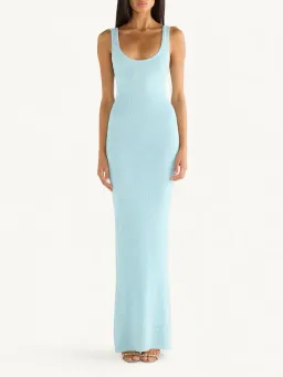 Ana Dress - Baia Blue Sequin for rent on The Volte - image 3