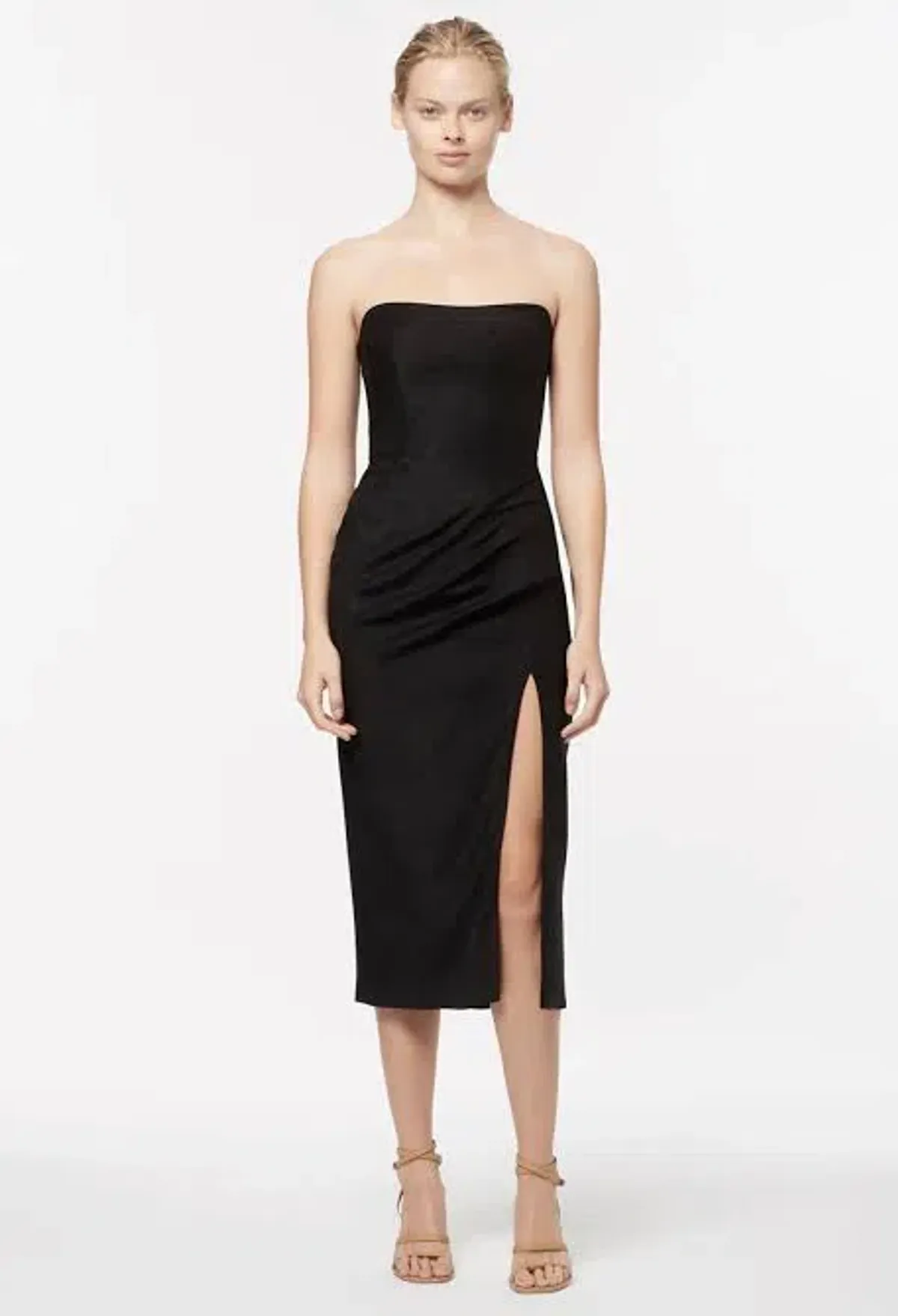 Manning Cartell New Radicals Strapless Midi Dress Size 12 - Image 4