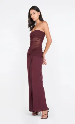 Bec & Bridge Noemi Strapless Dress in Plum Size 8 for rent on The Volte - image 1