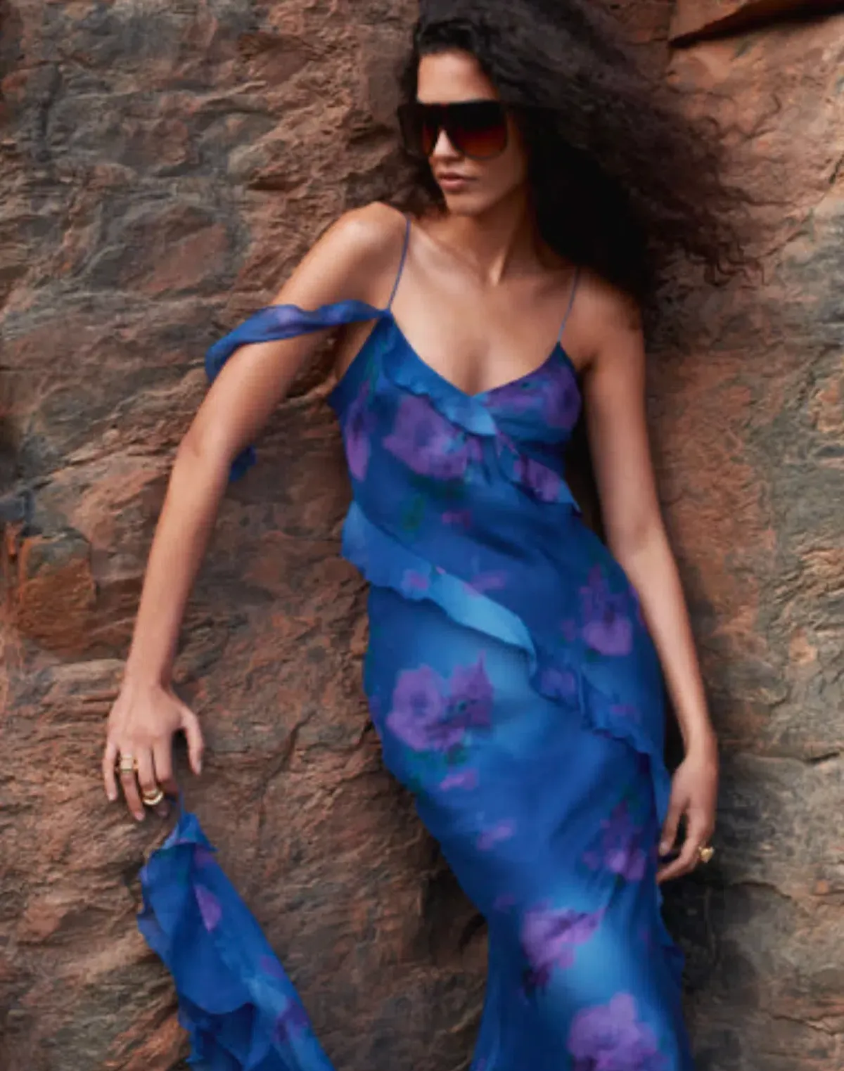 Rat & Boa SORRENTO DRESS in Blue & Purple Size XS - Image 5