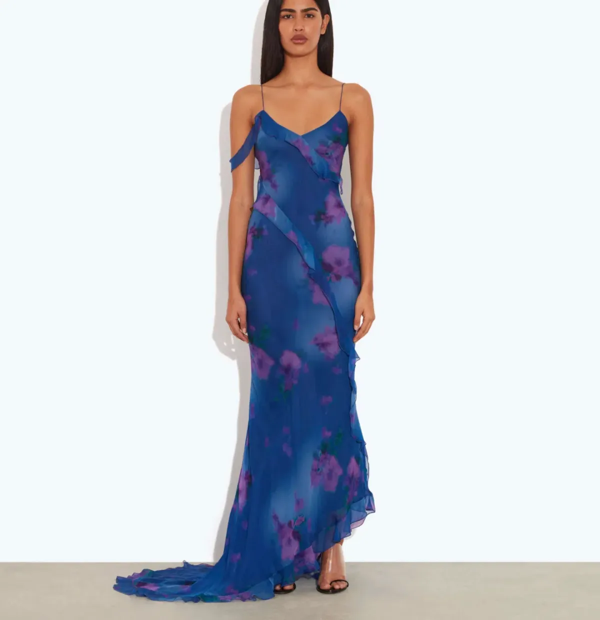 Rat & Boa SORRENTO DRESS in Blue & Purple Size XS - Image 4