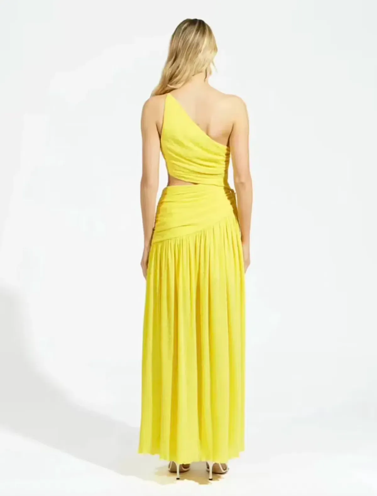 Alice McCall Lolita Maxi Dress Mango Yellow Size 6 - Image 3