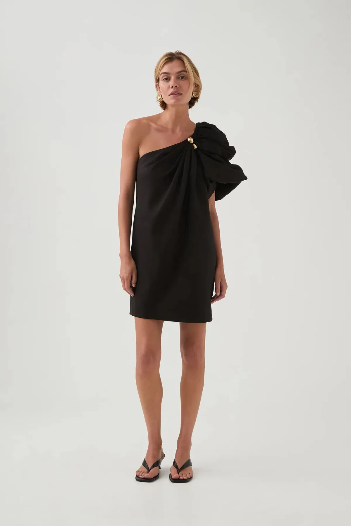 Aje Cira Mini Dress / Black / Size 16 - Image 1