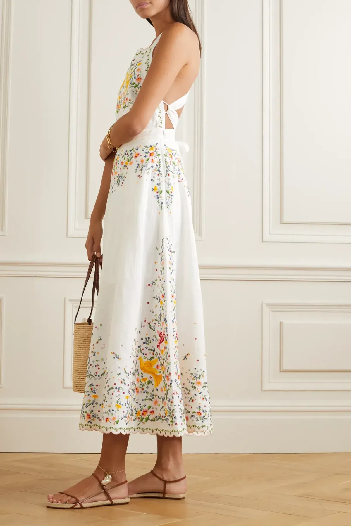 Zimmermann Carnaby Embroidered Dress White Size 2 / AU 12  - Image 3