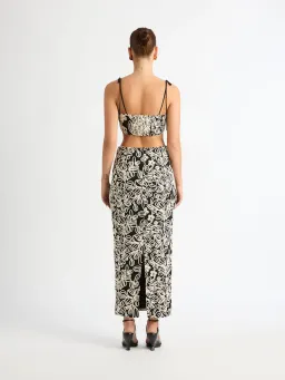 SHEIKE LUISA CROP TOP & LUISA MAXI SKIRT (SET) BLACK SIZE 18 for rent on The Volte - image 2
