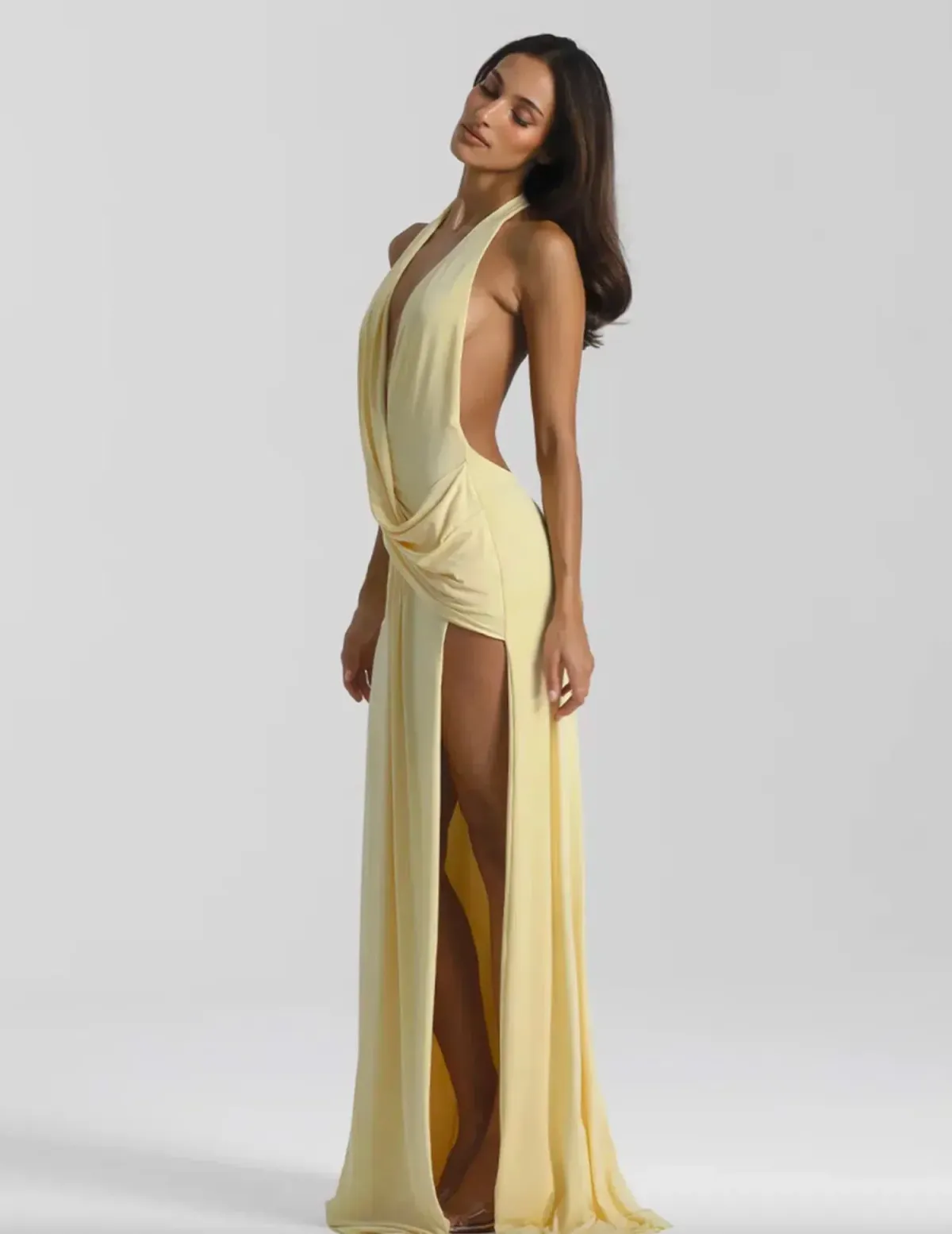 Natalie Rolt Winona Gown Lemon Size 1 / AU 8 - Image 3