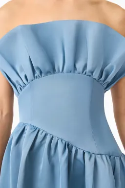 Elliatt Laurel sleeveless maxi dress in steel blue size M (10)  for rent on The Volte - image 4