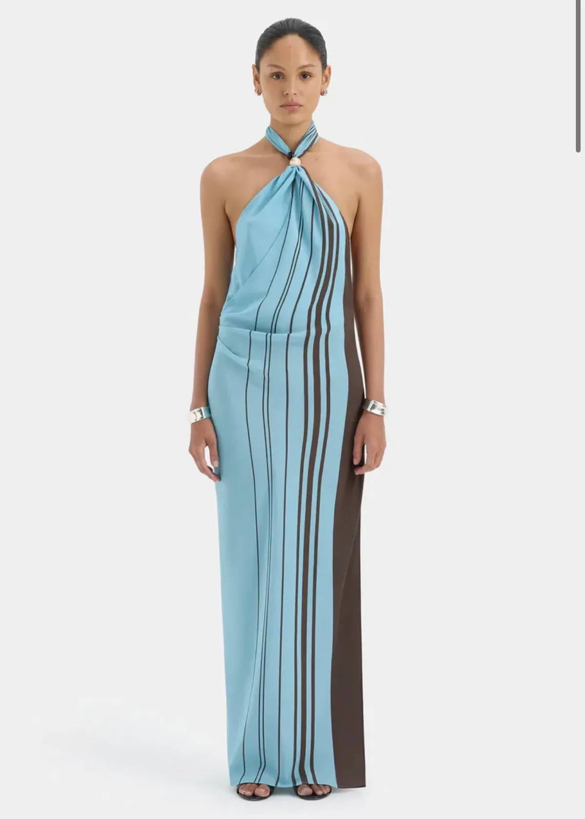 Rioja Halter Scarf Maxi Dress by SIR The Label - Image 1