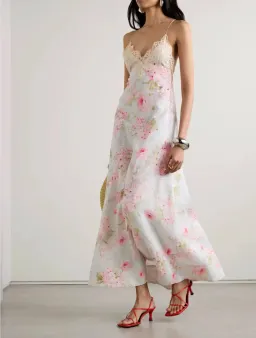 ZIMMERMANN Halliday floral-print maxi dress for rent on The Volte - image 1